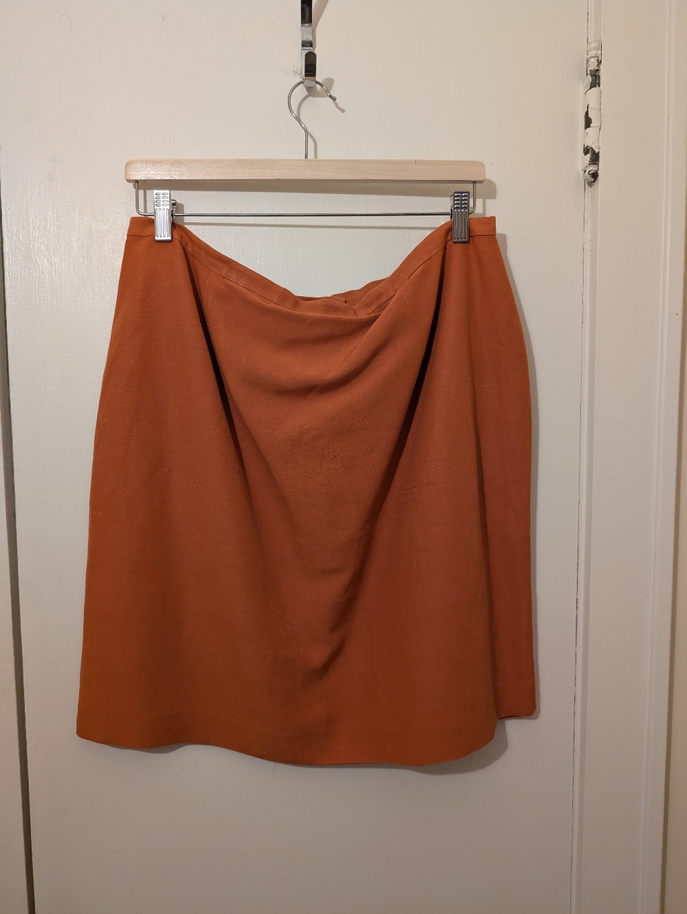 Laura Ashley Orange A-Line Skirt